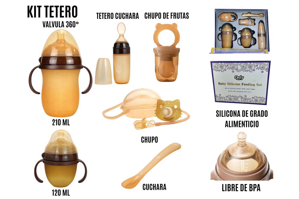 KIT 6 PIEZAS PARA LA ALIMENTACIÓN